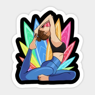 International Yoga Day Sticker